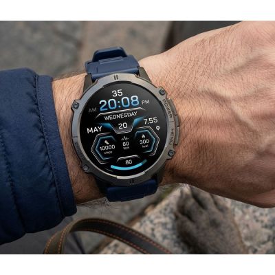 2. Smartwatch Gravity Czarny Pasek + Bransoleta GT42-2