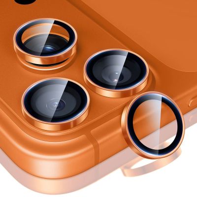 2. Szkło na obiektyw ESR Armorite na iPhone 17 Pro  / Max / 15 Pro / Max / 16 Pro / Max / 17 Pro / Max - pomarańczowe