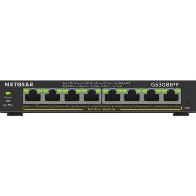 2. Switch Netgear GS308EPP-100PES 8p PoE 123W (PoE+: 8p) Unmanaged Gigabit