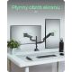 5. ICY BOX IB-MS702-T uchwyt / stojak do monitorów 144,8 cm (57") Biurko Czarny