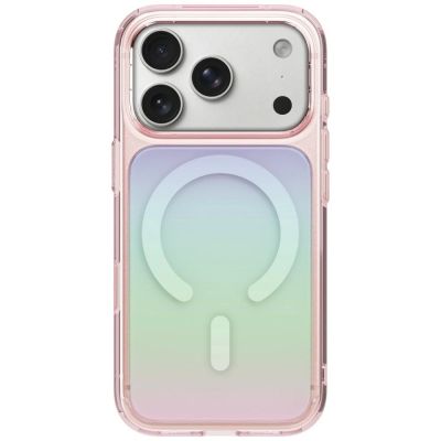 Etui UNIQ Coehl Estelle Magnetic Charging na iPhone 18 Pro Max / 17 Pro Max - różowe