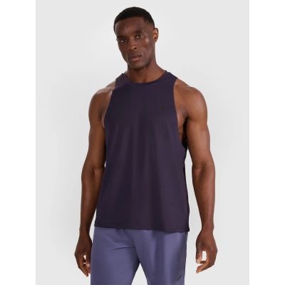 Tank top treningowy szybkoschnący męski 4F 4FWAW25TFSLM554-30S