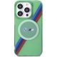 3. Etui BMW M Tricolor Stripes MagSafe na iPhone 15 Pro - zielone