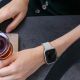 10. Magnetyczny pasek Apple Watch SE, 9, 8, 7, 6, 5, 4, 3, 2, 1 (41, 40, 38 mm) Dux Ducis Strap (LD Version) - szaro-pomarańczowy