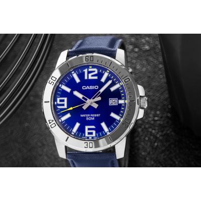 4. Zegarek Męski CASIO MTP-VD01L-2BVUDF + BOX