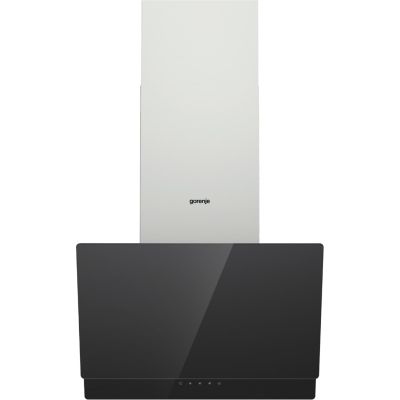 2. Okap przyścienny GORENJE WHI649EXBG czarny komin stal nierdzewna