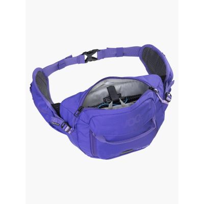 3. Nerka rowerowa EVOC Hip Pack 3 + bukłak Hydration Bladder 1,5 violet