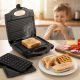 10. Opiekacz do kanapek Esperanza Muffuletta EKT005 (700W; kolor czarny, kolor inox)