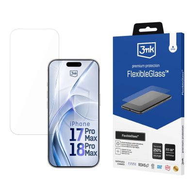 3. Szkło hybrydowe 3mk FlexibleGlass v2.0 na iPhone 17 Pro Max
