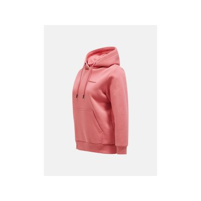 5. Bluza Peak Performance W Original Small Logo Hood różowy