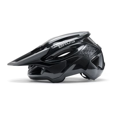 2. Kask rowerowy Rockbros LK-99 na rower górski z regulowanym daszkiem i zapięciem magnetycznym 58-62 cm - czarny