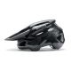 2. Kask rowerowy Rockbros LK-99 na rower górski z regulowanym daszkiem i zapięciem magnetycznym 58-62 cm - czarny