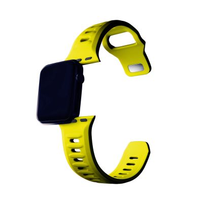 9. Pasek silikonowy 3mk Silicone Watch Strap do Apple Watch 38 / 40 / 41 mm - żółty