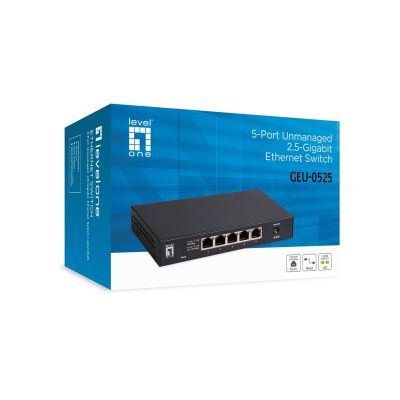 6. Przełącznik LevelOne GB 5-portowy 2,5 Gb/s