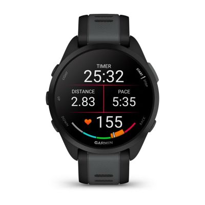 18. Zegarek Garmin Forerunner 165 Music, Black/Slate Grey