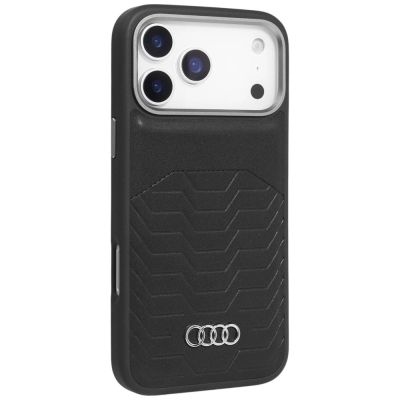 2. Etui Audi GT Synthetic Leather MagSafe do iPhone 17 Pro Max - czarne