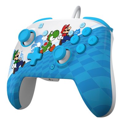 8. PDP Rematch: Mario Escape Wielobarwny USB Gamepad Analogowa/Cyfrowa Nintendo Switch, Nintendo Switch Lite, Nintendo Switch OLED