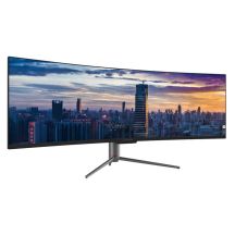 LC-Power LC-M49-DQHD-120-C-Q monitor komputerowy 124,5 cm (49") 5120 x 1440 px UltraWide Quad HD QLED Czarny