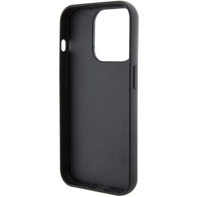 8. Etui Karl Lagerfeld Gripstand Saffiano Choupette Pins na iPhone 15 Pro Max - czarne