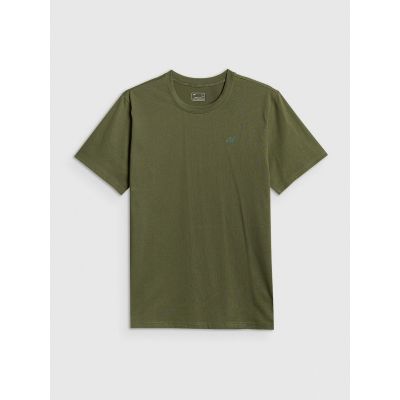 5. T-shirt regular gładki męski 4F 4FRSS26TTSHM4261-44S