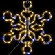 3. PŁATEK ŚNIEGU DEKORACYJNY WISZĄCY 32,5 CM 100LED TRIMER CIEPŁY BIAŁY