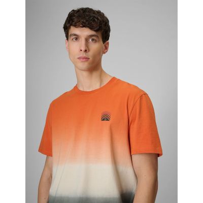 3. T-shirt relaxed z nadrukiem męski 4F 4FRSS26TTSHM3815-70A