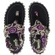 9. Gumbies - damskie japonki Slingback - BLACK SWIRLS