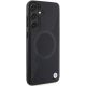 4. Etui BMW Signature Leather Half Textured & Circle MagSafe na Samsung Galaxy S24+ - czarne