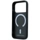 7. Etui BMW Kevlar Ring Stand 360 MagSafe na iPhone 18 Pro / 17 Pro - niebieskie