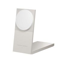 Ładowarka bezprzewodowa Qi2 15W do dwóch urządzeń - Native Union Rise 2-in-1 kompatybilna z MagSafe (sandstone)