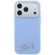 3. Etui Karl Lagerfeld Saffiano Small Script Metal Logo MagSafe na iPhone 17 Pro Max / 18 Pro Max - jasnoniebieskie
