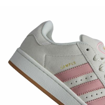 7. Buty sportowe damskie młodzieżowe Adidas Campus 00s W Cream White / Glow Pink - JI2752