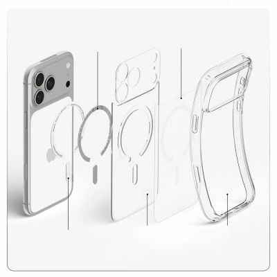 16. Etui Spigen Ultra Hybrid MagSafe na iPhone 18 Pro / 17 Pro - frost white