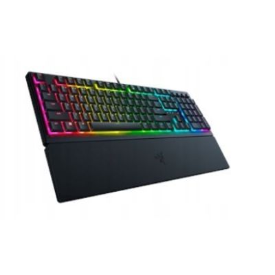 6. Klawiatura Razer Gaming Keyboard Ornata V3 RGB LED light, RU, Przewodowa, Czarny, Razer Mecha-Membrane, Klawiatura numeryczna