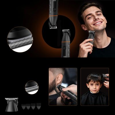 15. Trymer MAXGROOM LK-892 wielofunkcyjny z wymiennymi końcówkami - czarny