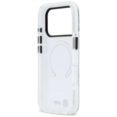 7. Etui BMW M IML Shockproof Metal Logos MagSafe na iPhone 17 Pro Max - przezroczyste