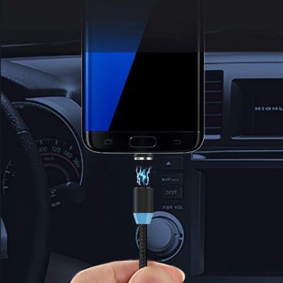6. Wtyczka końcówka do kabla magnetycznego Lightning srebrny