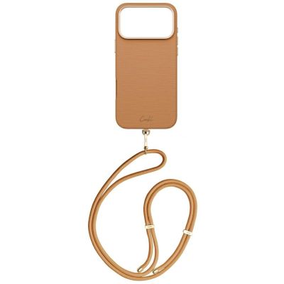 2. Etui UNIQ Coehl Mirelle na iPhone 17 Pro Max Magnetic Charging - brązowe