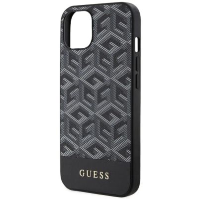 6. Etui Guess GCube Stripes MagSafe na iPhone 14 - czarne