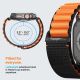 12. Pasek Pasek Spigen WBF1 na Apple Watch 44 / 45 / 46 / 49 mm - czarno-pomarańczowy