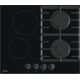 Płyta ceramiczno-gazowa GORENJE GCE691BSC 60 cm | 4 pola ceramiczne + 1 palnik gazowy | zapłon elektryczny | czarny