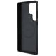 7. Etui DKNY Leather Checkered Pattern MagSafe do Samsung Galaxy S25 Ultra czarny