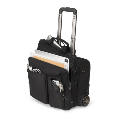 4. DICOTA D3250901 torba na laptop 40,6 cm (16") Pokrowiec w typie walizki na naóżkach Czarny