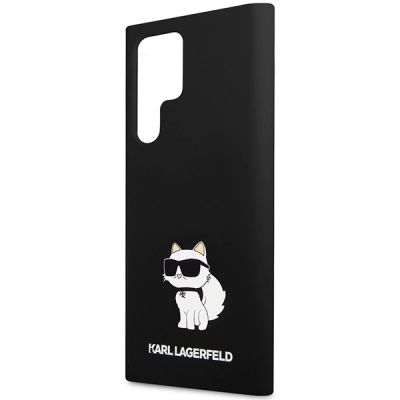 6. Etui Karl Lagerfeld Silicone Choupette na Samsung Galaxy S24 Ultra - czarne