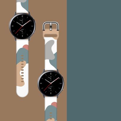 3. Pasek Strap Moro do Samsung Galaxy Watch 45 / 46 / 47 mm silikonowa bransoletka opaska do zegarka - wzór 2