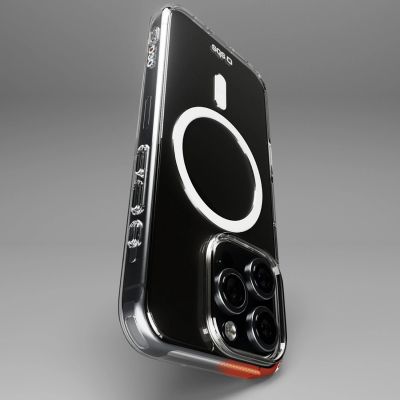 4. Etui SBS Extreme Mag D3O MagSafe do iPhone 16 Pro - przezroczyste
