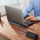 7. Baseus EliteJoy Gen2 uniwersalny HUB USB 12w1 z kablem USB-C 25cm podstawka pod notebook USB-A / USB-C / DP / HDMI / SD / TF / RJ45 / 3,5mm jack / PD 100W szary (WKSX030213)
