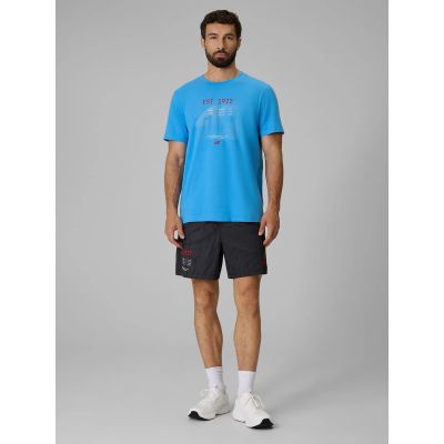 6. T-shirt regular z nadrukiem męski 4F 4FRSS26TTSHM4039-33S