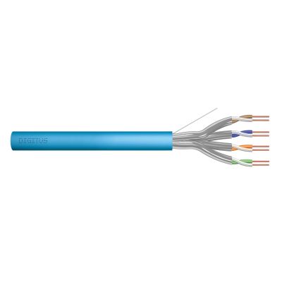 3. Kabel instalacyjny DIGITUS kat.6A, U/FTP, Dca, AWG 23/1, LSOH, 500m, niebieski, szpula