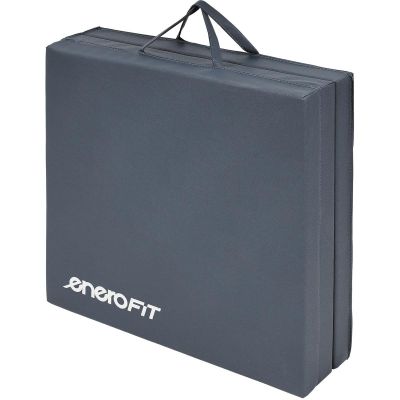 7. MATERAC GIMNASTYCZNY SKŁADANY 180x60x5CM SZARY ENERO FIT